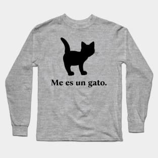 I'm A Cat (Lingua Franca Nova) Long Sleeve T-Shirt